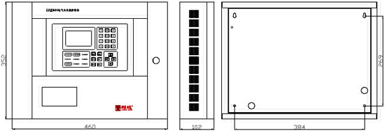 LDK800<a href=http://www.drjh.com.cn/dianqihuozai/ target=_blank class=infotextkey>電氣火災監控</a>設備