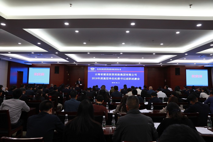 ?集團(tuán)召開2018年度基層單位紀(jì)委書記述職述廉會(huì)