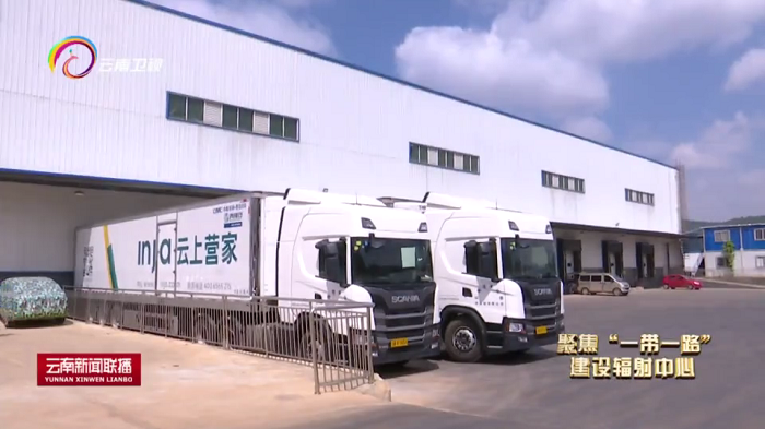《云南新聞聯播》報道物流公司跨境物流貿易業務