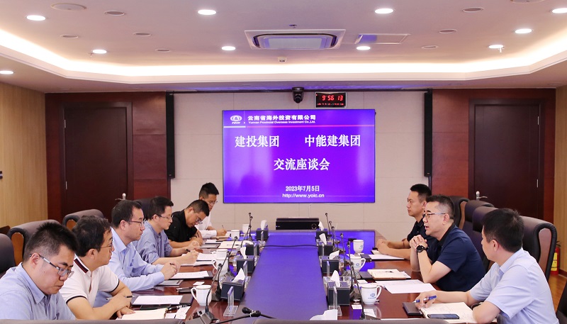 中國能建國際集團與海投公司、國際工程部交流座談