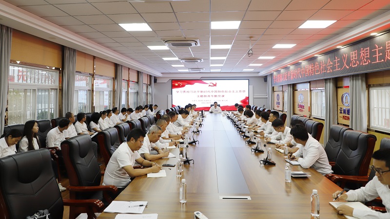 陳文雙講授主題教育專題黨課