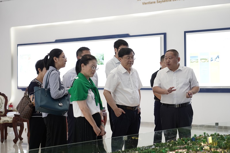 中國(guó)鐵塔總會(huì)計(jì)師胡少峰調(diào)研老撾萬(wàn)象賽色塔綜合開(kāi)發(fā)區(qū)