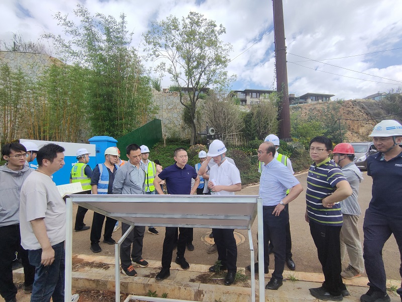 省住建廳總工程師汪巡調(diào)研昆明市滇池綠道項(xiàng)目