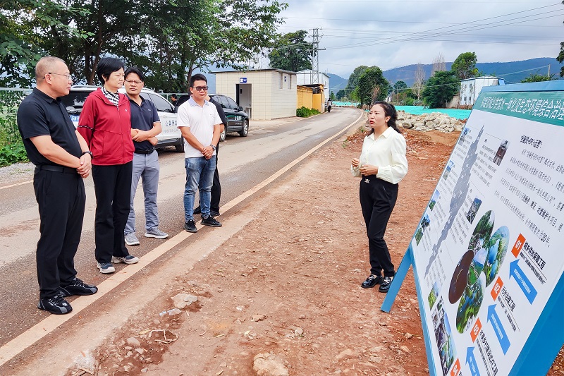 文山州副州長刀錦祥考察彌渡縣城鄉(xiāng)供排水一體化及生態(tài)環(huán)境綜合治理項目