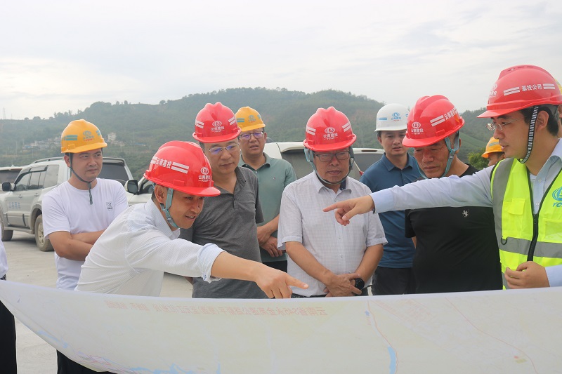 省交通廳副廳長馬德芳調研永金高速