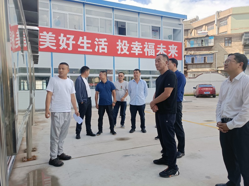 大理州政協副主席陳紹明調研大理市民活動中心項目