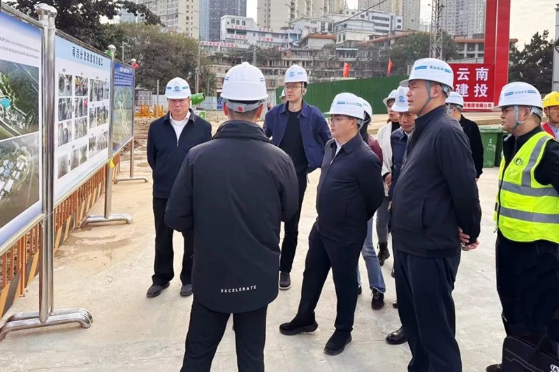 文山州委常委、文山市委書記蔣俊調研文山市第一污水處理廠項目