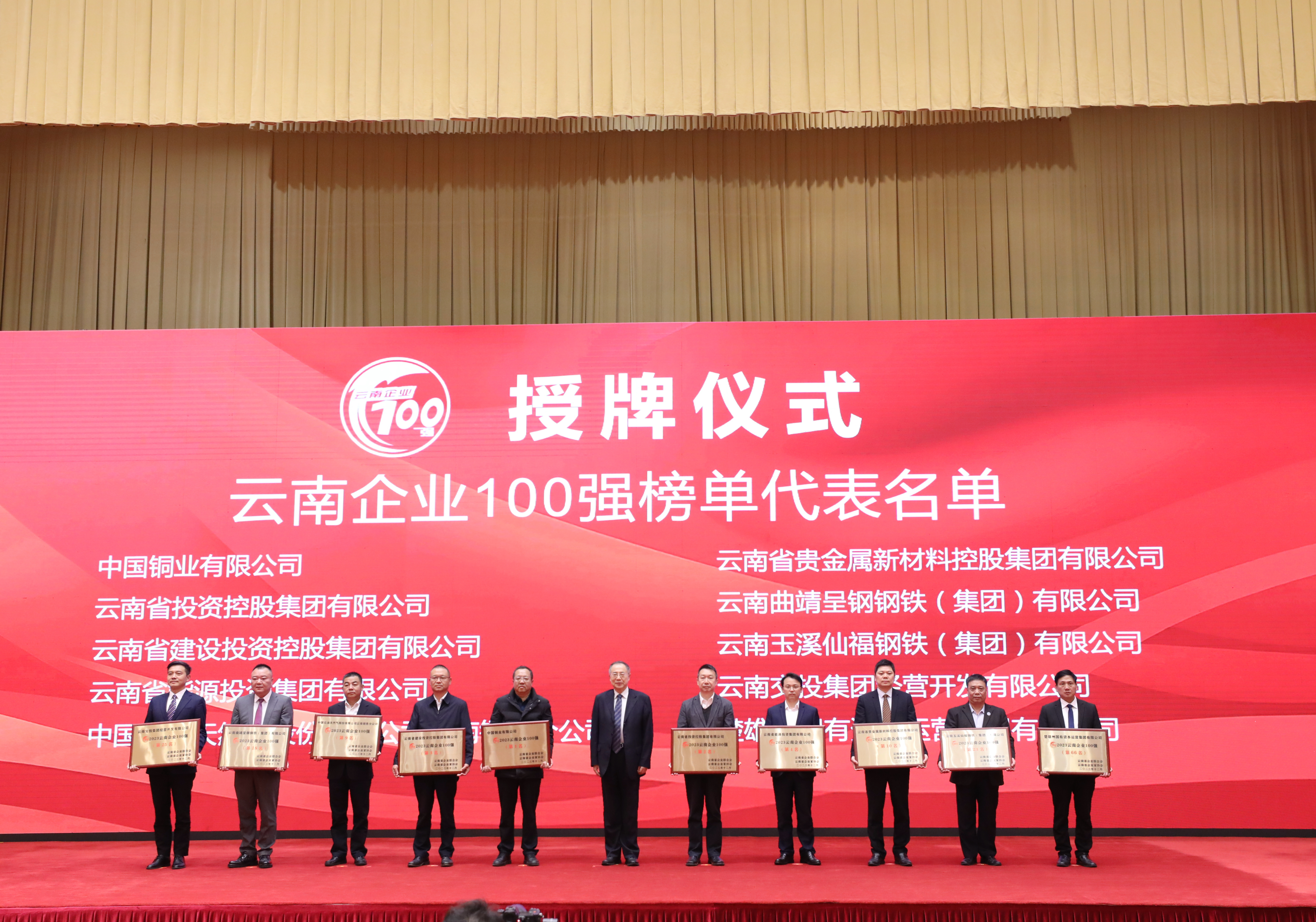 2023云南企業100強發布 集團位列第三