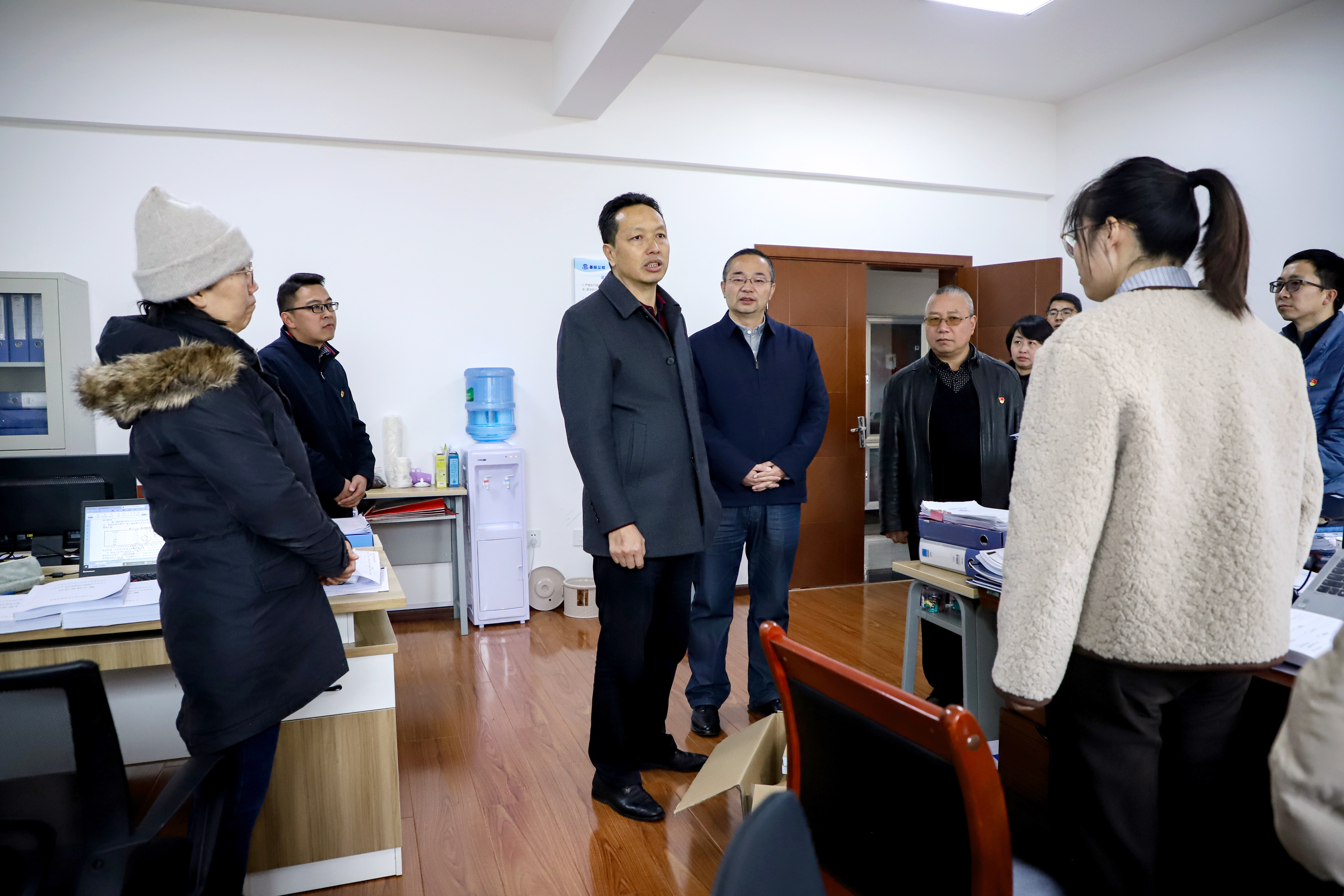 張鵬到呈澄高速看望慰問專項巡察組成員