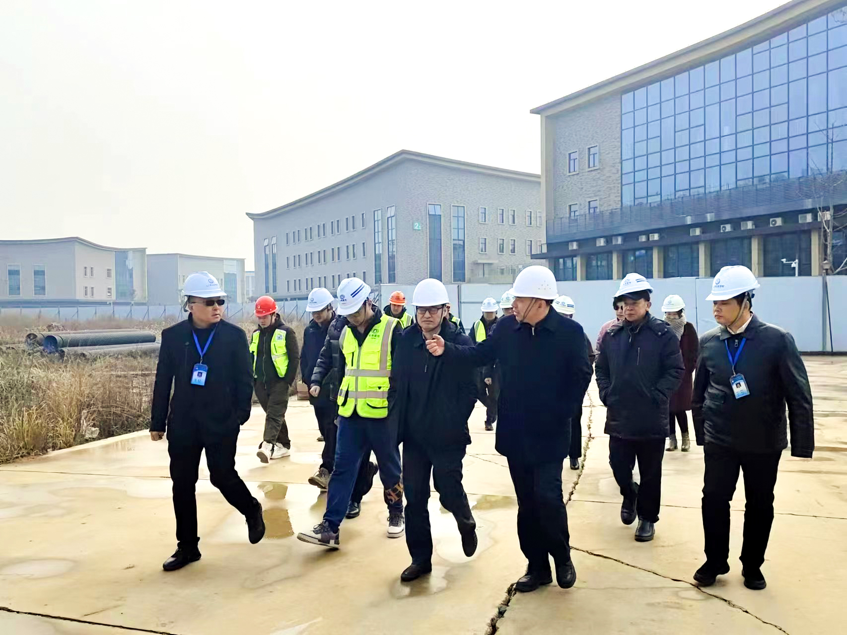 九江市副市長馬海威調研九江市衛生學校經開區校區項目