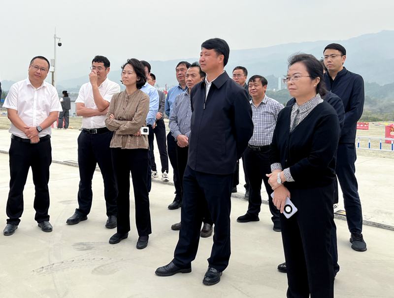 副省長劉勇調研壩灑監管區建設項目、河口口岸南溪河聯檢大樓建設項目