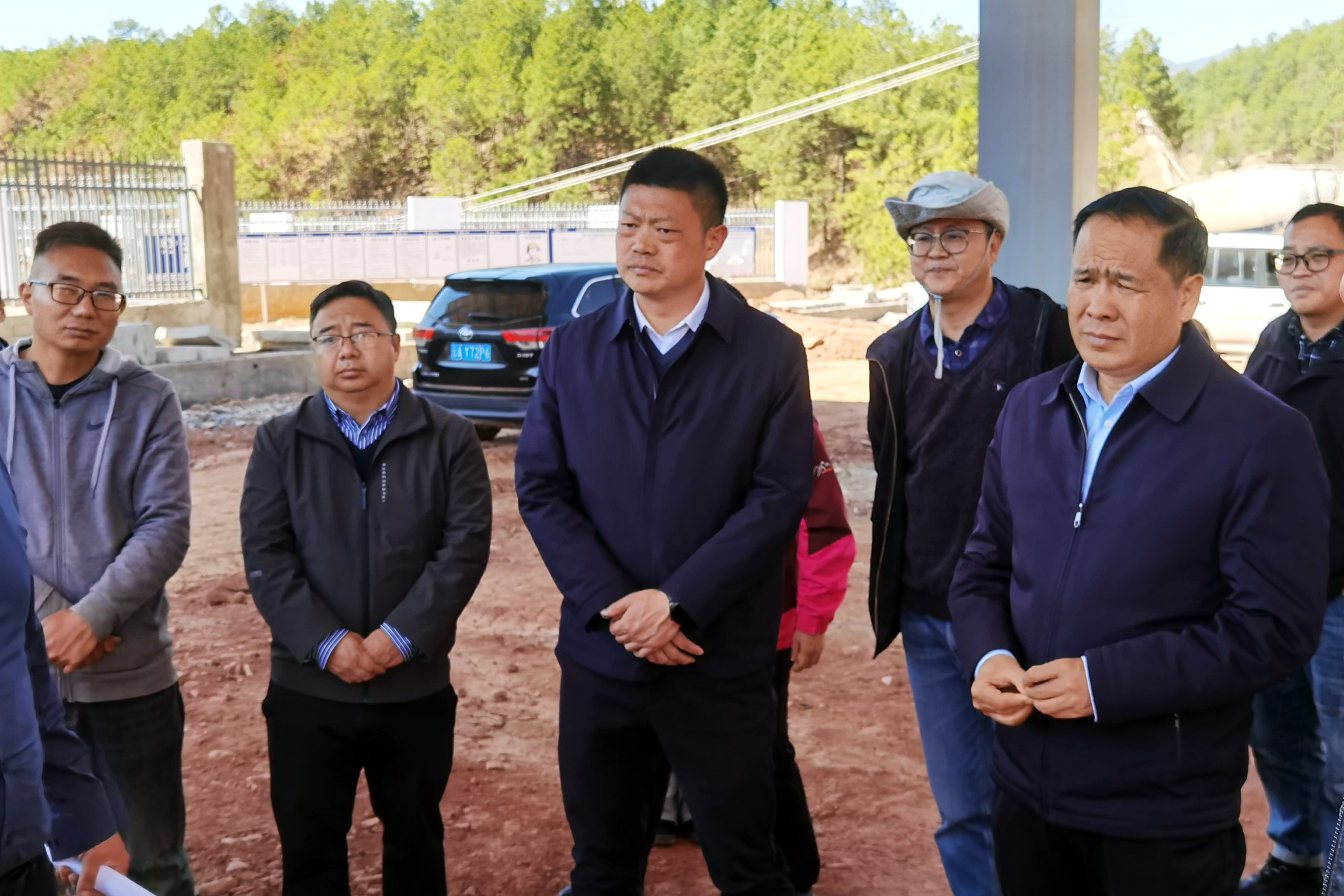 怒江州領(lǐng)導(dǎo)調(diào)研云蘭高速項(xiàng)目