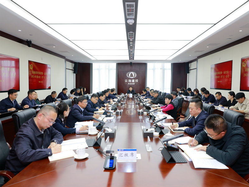 深入學習貫徹習近平總書記在全國兩會期間的重要講話和全國兩會精神 集團黨委召開2024年第八次（擴大）會議