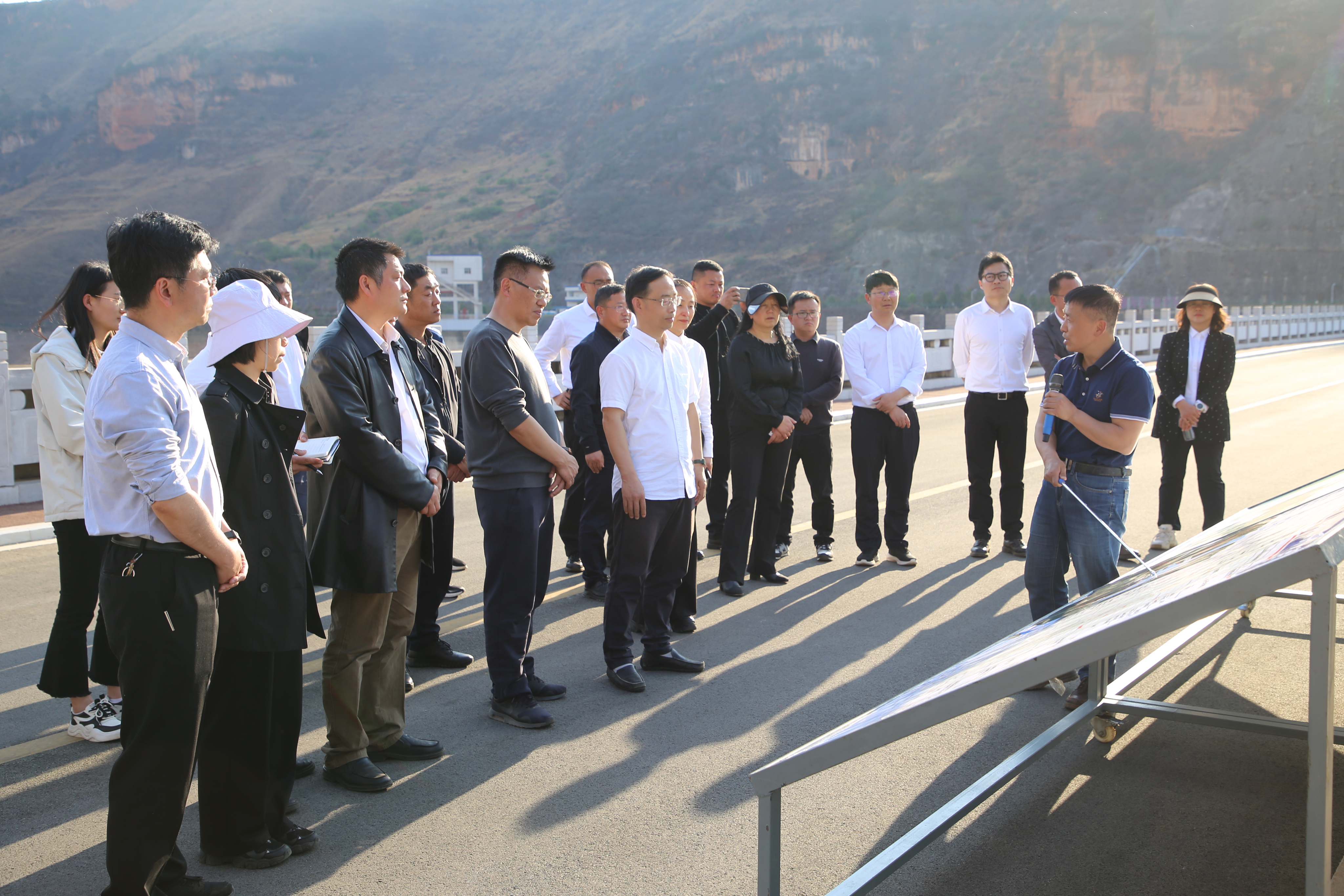 省水利廳黨組成員、副廳長霍玉河到德澤水庫調研抗旱保供水工作