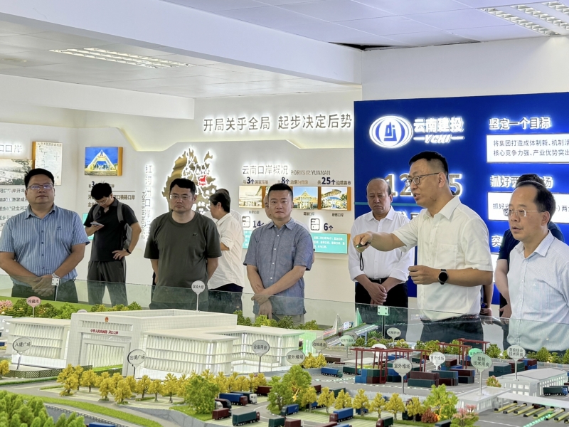 省商務廳副廳長、省口岸辦主任馬俊調研壩灑監管區建設項目