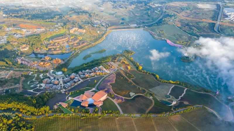 全國(guó)總工會(huì)權(quán)益保障部部長(zhǎng)粟斌調(diào)研東風(fēng)韻國(guó)際康養(yǎng)旅游度假區(qū)