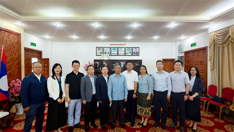 劉金榮拜會老撾駐昆明總領事邦當·巴薩帕迪