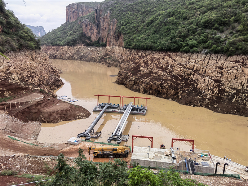 昆明中心城區應急供水項目供水平臺完成臨時解系