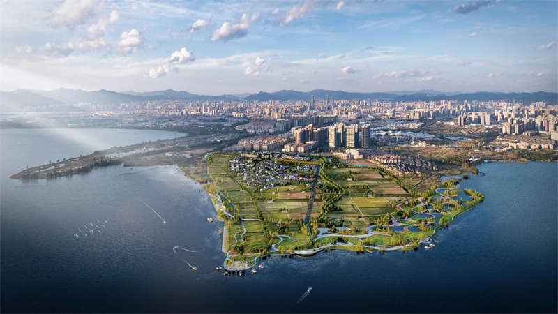 團省委書記趙攀峰調研集團福保半島鄉村振興項目