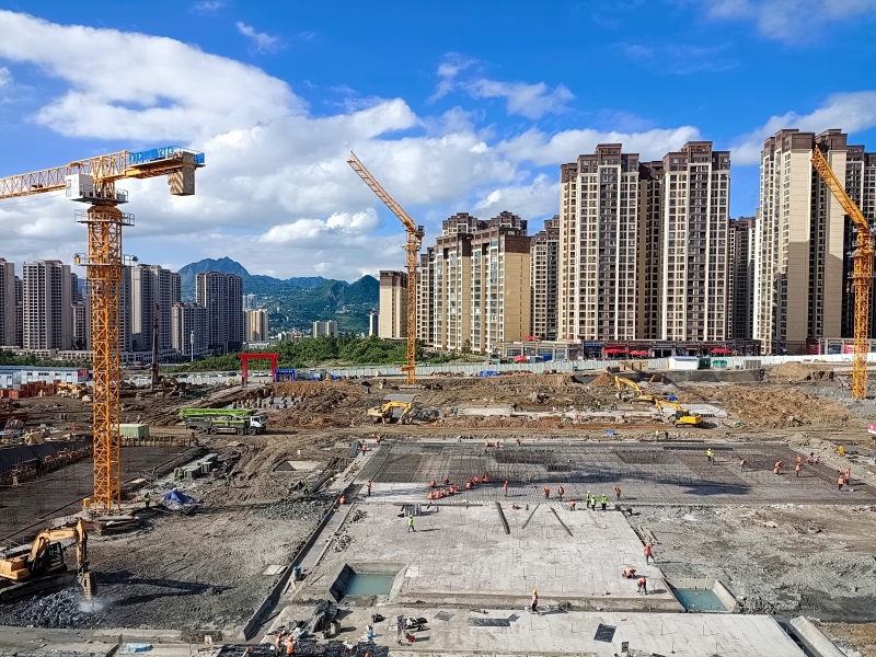 鎮雄縣地災避險搬遷暨災后恢復重建項目順利完成樁基礎工程