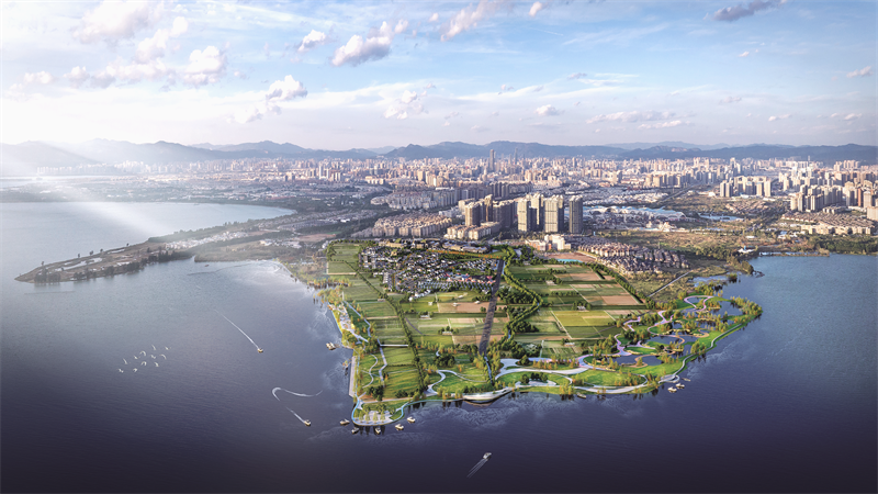 昆明市委副書記劉申壽調研福保半島鄉村振興項目