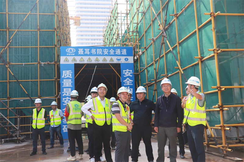 楊國文調研集團玉溪片區在建項目