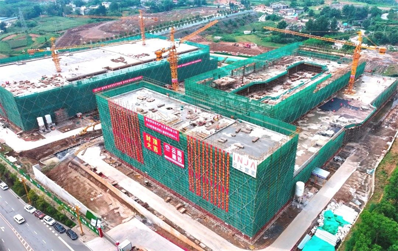 60天全面封頂！點贊赤水源（鎮(zhèn)雄）西南大通道供應(yīng)鏈中心項目的施工組織