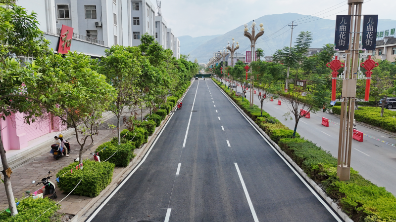 東川區城市綜合管廊項目東起路左幅通車