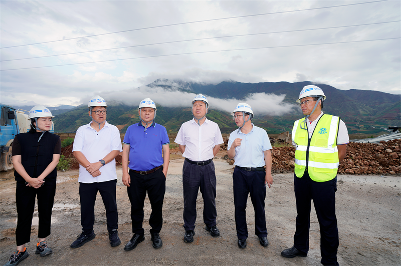 陳祖軍調研滇中引水大理州魯地拉水電站水資源綜合利用配套工程