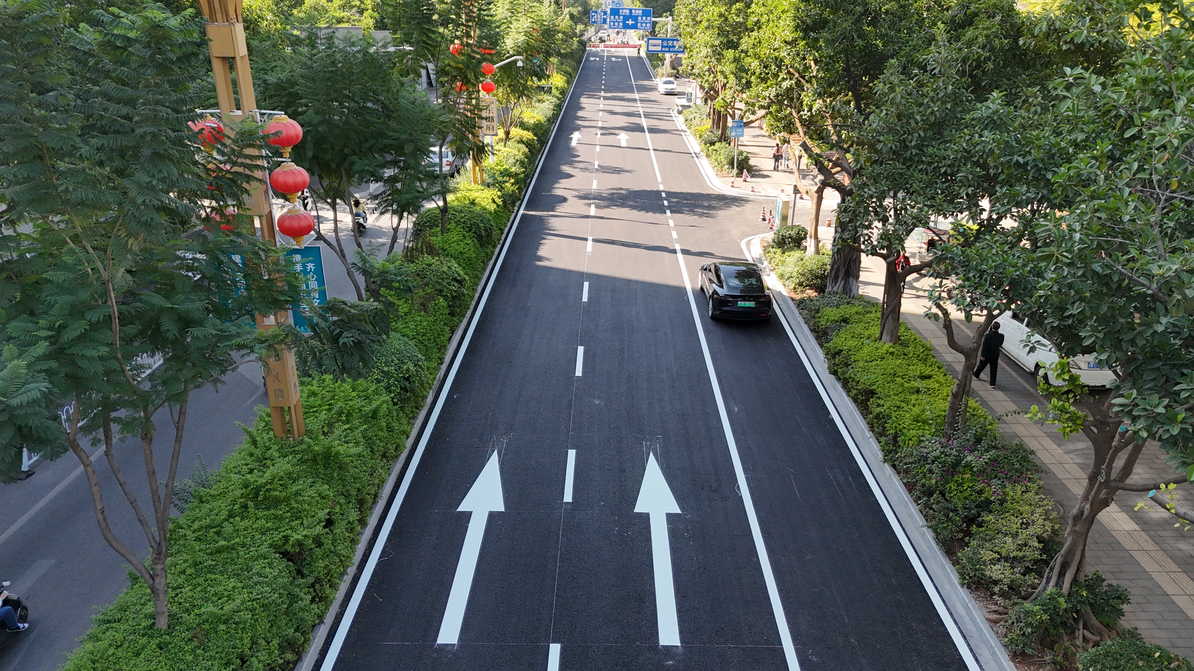 東川區城市綜合管廊項目古銅路左幅全線通車
