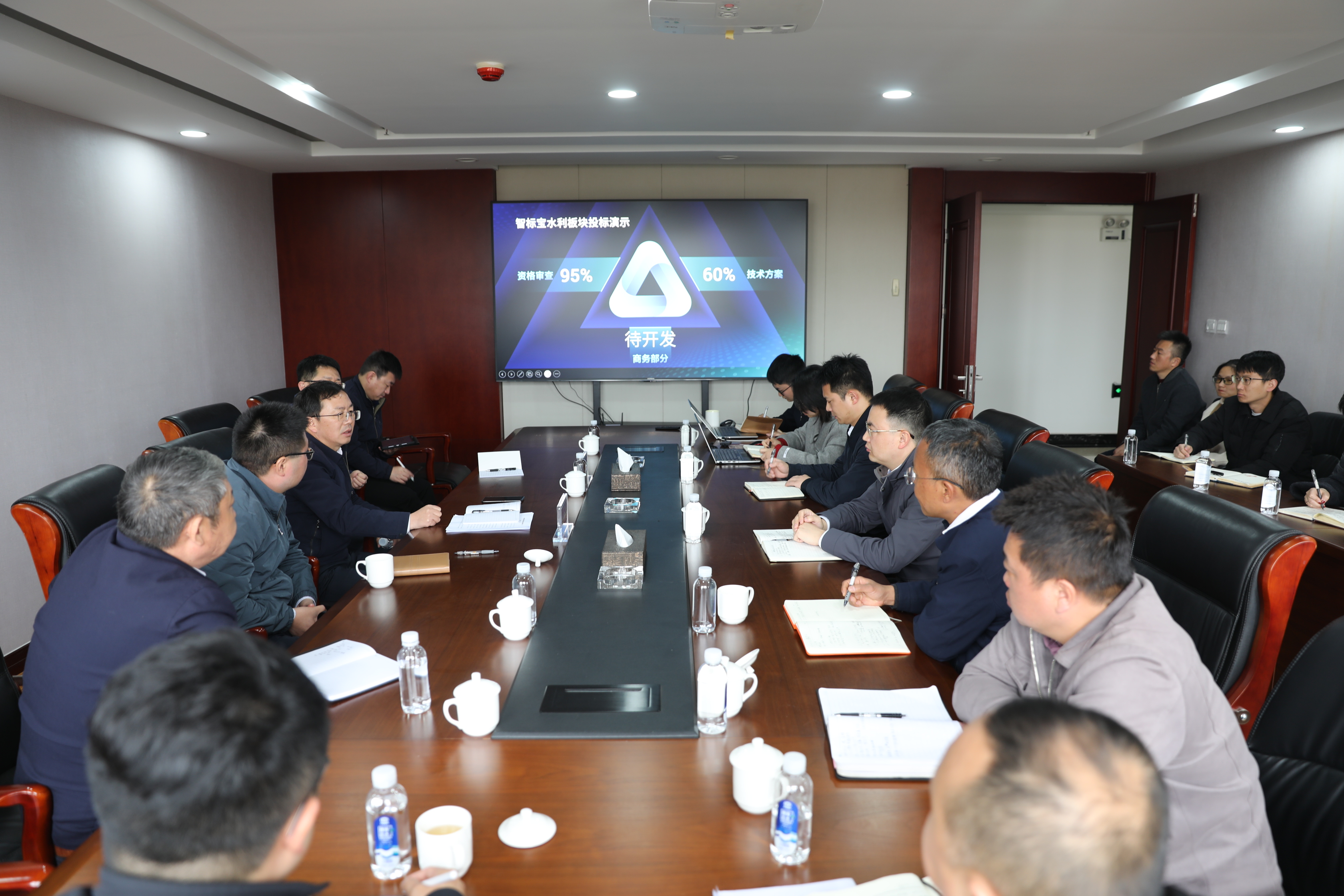 劉金榮到AI智能化投標試點單位調研