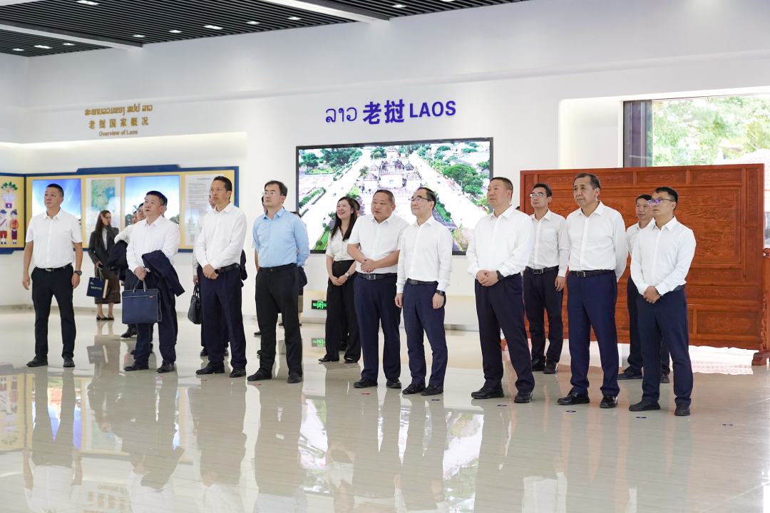 云南省紀委監委代表團調研云南省駐老撾（萬象）商務代表處和集團重點項目