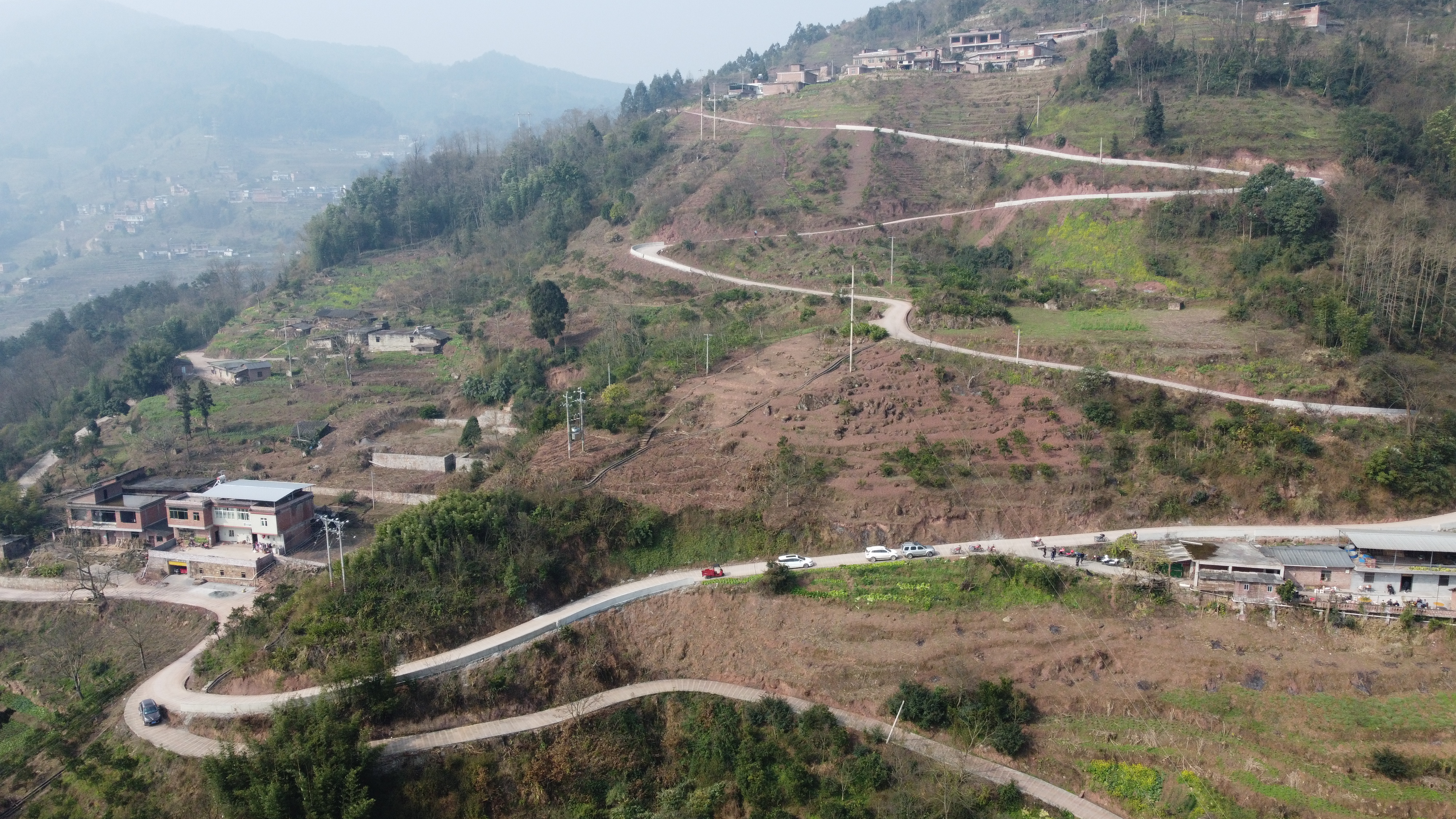 水富生態項目農村道路硬化及防護工程通過竣工驗收