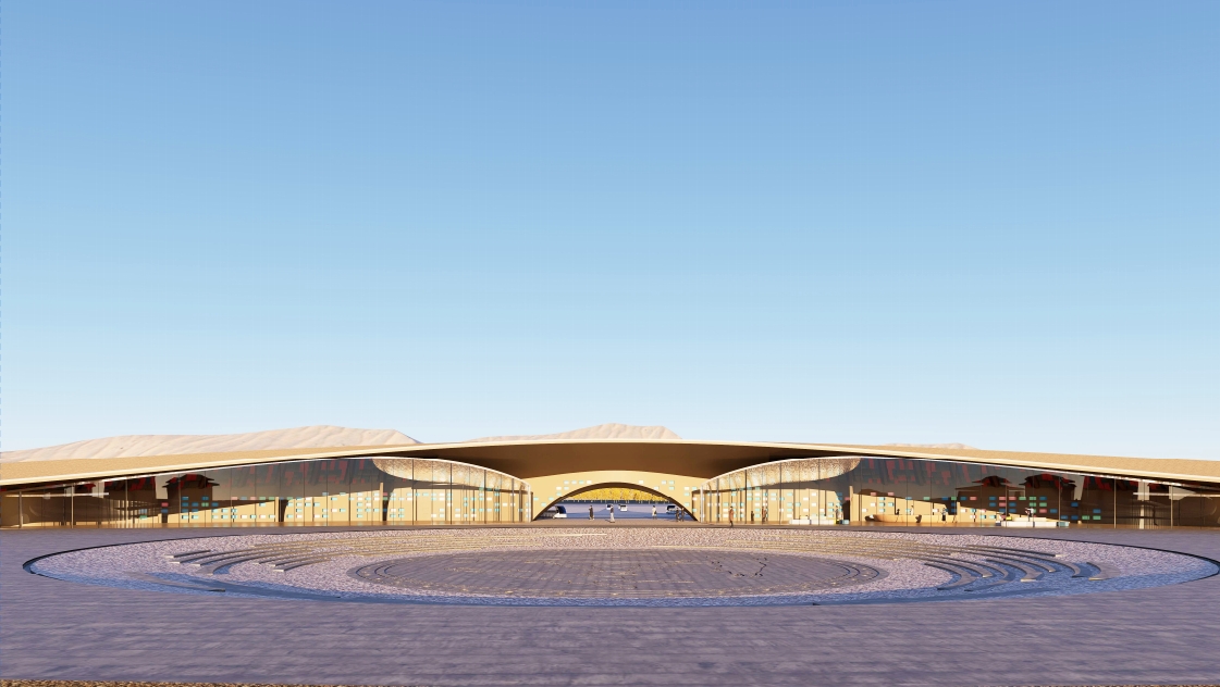 敦煌鳴沙山月牙泉景區(qū)基礎(chǔ)設(shè)施項(xiàng)目（東入口）地基與基礎(chǔ)分部工程順利驗(yàn)收